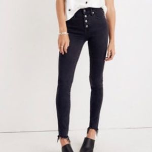Madewell High Rise Skinny Jeans in Berkeley Wash